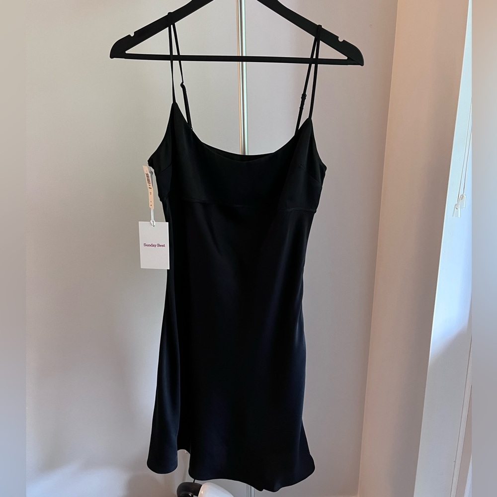 Sunday Best little black slip dress. Size small.